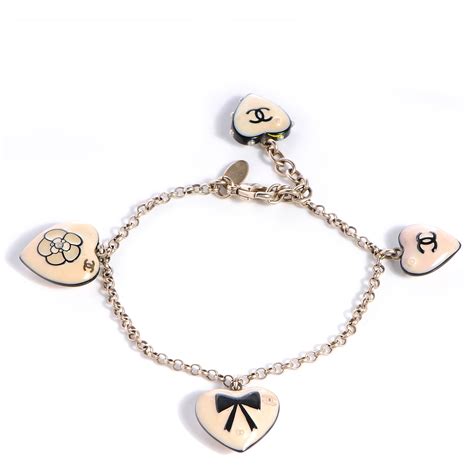 chanel enamel bracelet|authentic chanel charm bracelets.